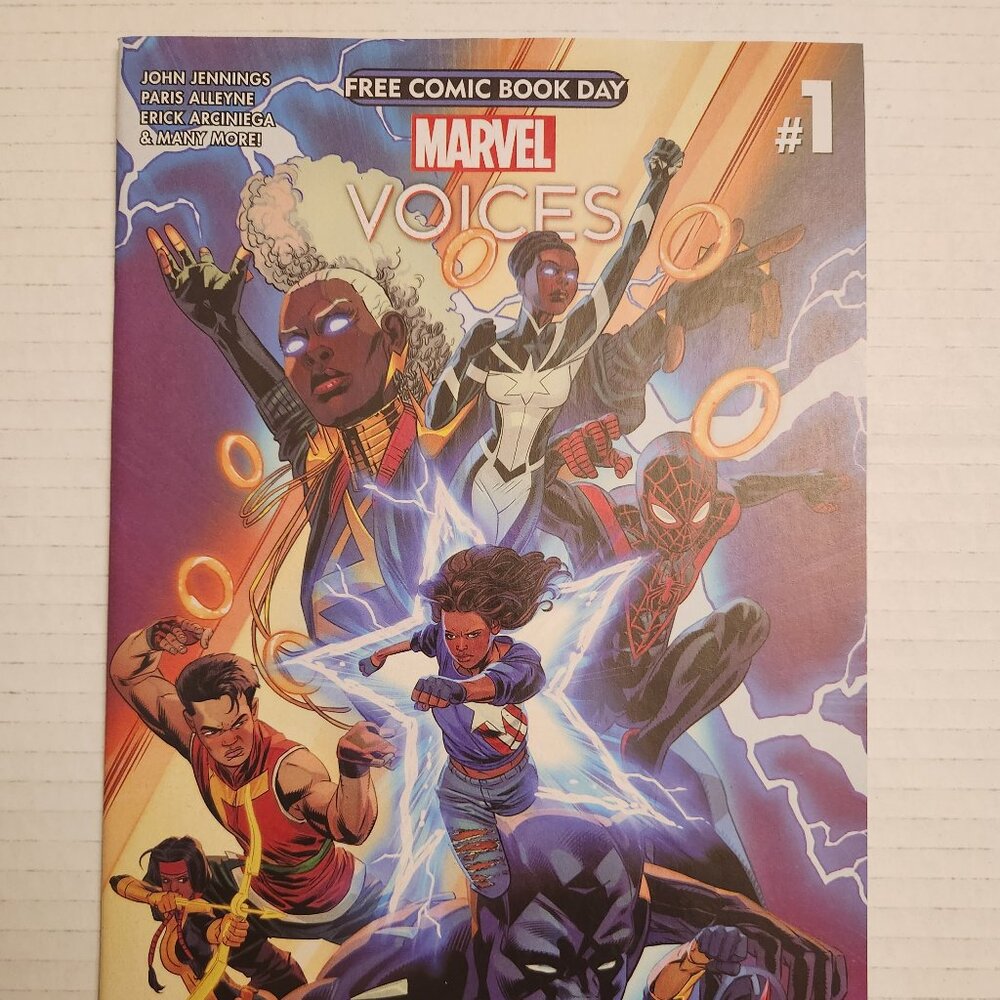 Marvel Voices #1 (FCBD 2023) Marvel Comics, Miles Morales, Nova, NM